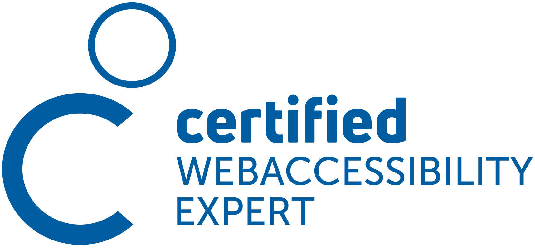 Logo "certified webaccessibility expert"